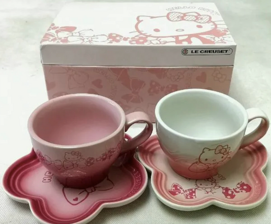 Hello Kitty LeCreuset - Tea Cup Set or Dish Set